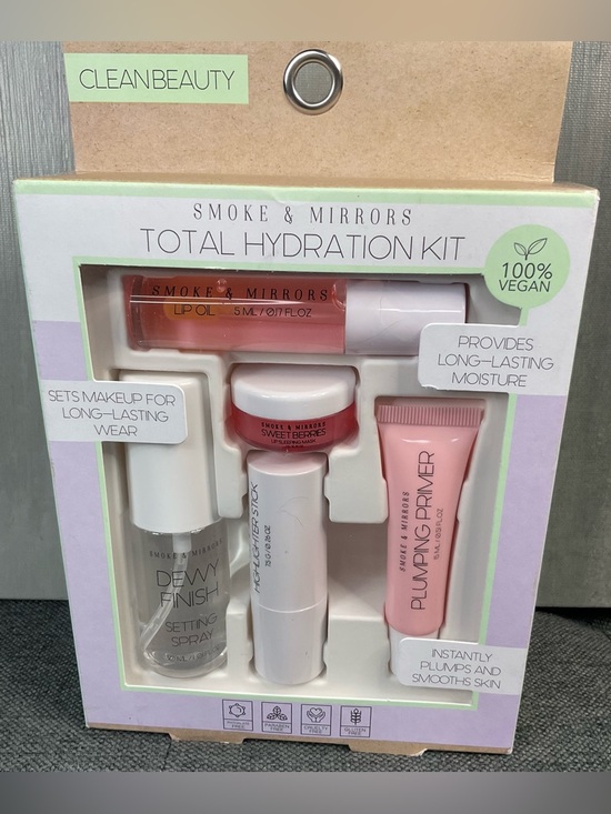 Smoke & Mirrors Other - Smoke & Mirrors Total Hydration Kit | 5-Pc Vegan Skincare & Makeup Set | NIB